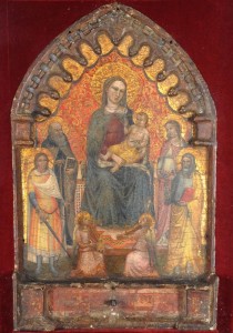 Madonna con Bambino in trono e Santi, Lorenzo di Nicolò Gerini, XIV secolo (foto di Roberto Guidali)