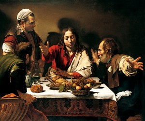 Caravaggio, Cena in Emmaus, Londra National Gallery