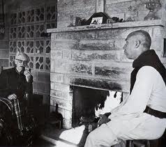 Thomas Merton con Jacques Maritain