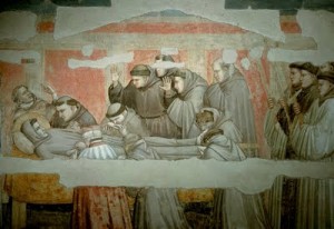San Francesco accoglie “sorella morte”, Giotto, Firenze Santa Croce
