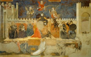 Ambrogio Lorenzetti, Allegoria del cattivo governo, Siena Palazzo Pubblico