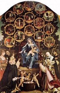 Lorenzo Lotto, Madonna del Rosario
