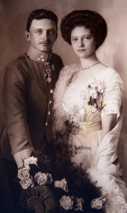 Carlo d’Asburgo con la moglie Zita di Borbone-Parma