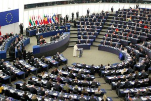 Papa Francesco al Parlamento europeo