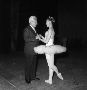 Antonio Ghiringhelli con Margot Fonteyn nel 1966