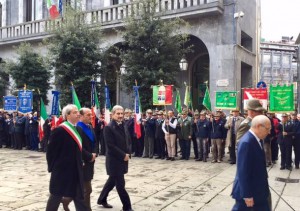 La cerimonia del 4 novembre a Varese