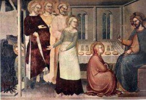 Giovanni da Milano, Marta e Maria, Firenze, Chiesa di Santa Croce