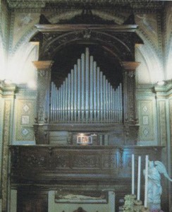 l’antico organo della chiesa parrocchiale di Azzate