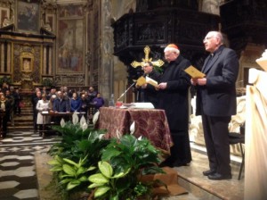 Il cardinale Scola in San Vittore