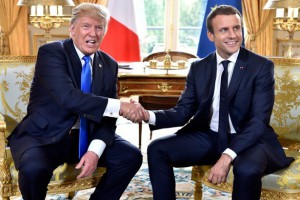 Trump con Macron