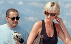 Lady Diana con Dodi Al-Fayed