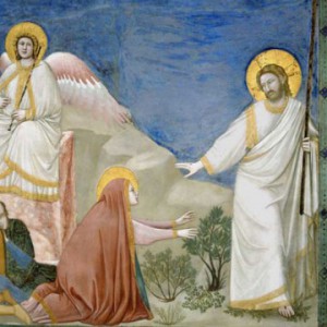 Gesù risorto appare a Maria di Magdala