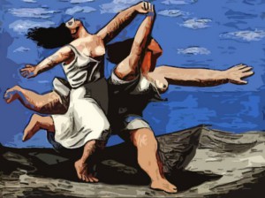 Pablo Picasso, Donne che corrono sulla spiaggia, 1922