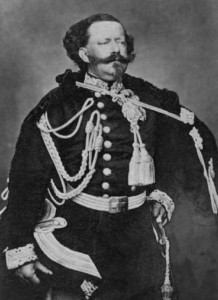 Vittorio Emanuele fotografato da André-Adolphe-Eugène Disdéri nel 1861