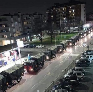 Bergamo: camion militari per portare altrove le troppe bare