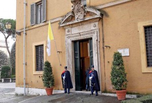 L'ingresso del Tribunale vaticano