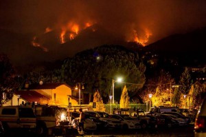 2017: incendio al Campo dei Fiori