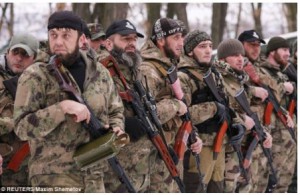 Militari musulmani ceceni in Ucraina nel 2014