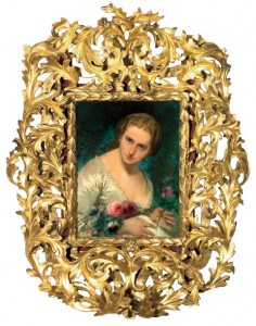 Giuseppe Bertini, La ragazza coi fiori (1860-1870)