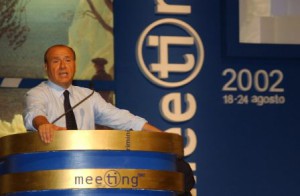 Berlusconi al Meeting di Rimini