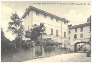 L'antico edificio della Tipografia Elvetica a Capolago