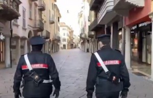 Varese deserta durante il lockdown