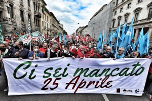 Manifestazione a Milano nel 2022